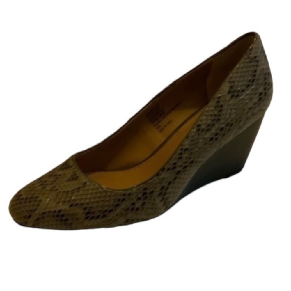 GH Bass snake print style wedges